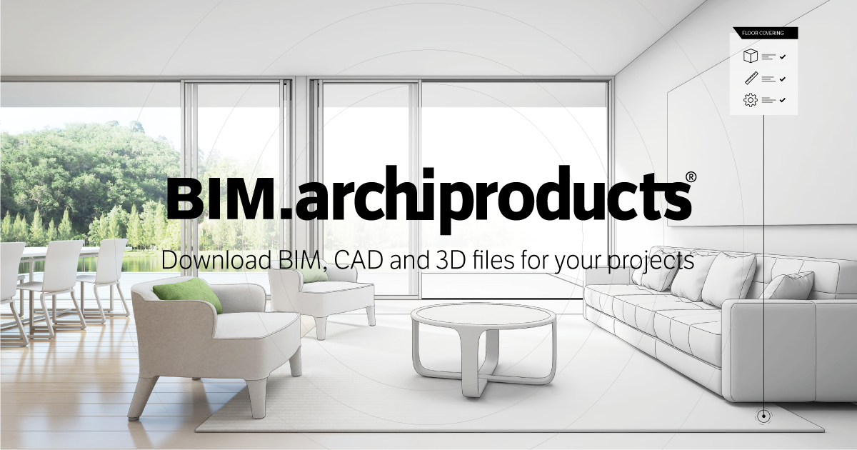 BIM.ARCHIPRODUCTS | The largest BIM and CAD database for 